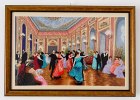 "Bal" obraz, haft krzyżykowy, Krystyna Krawczyk